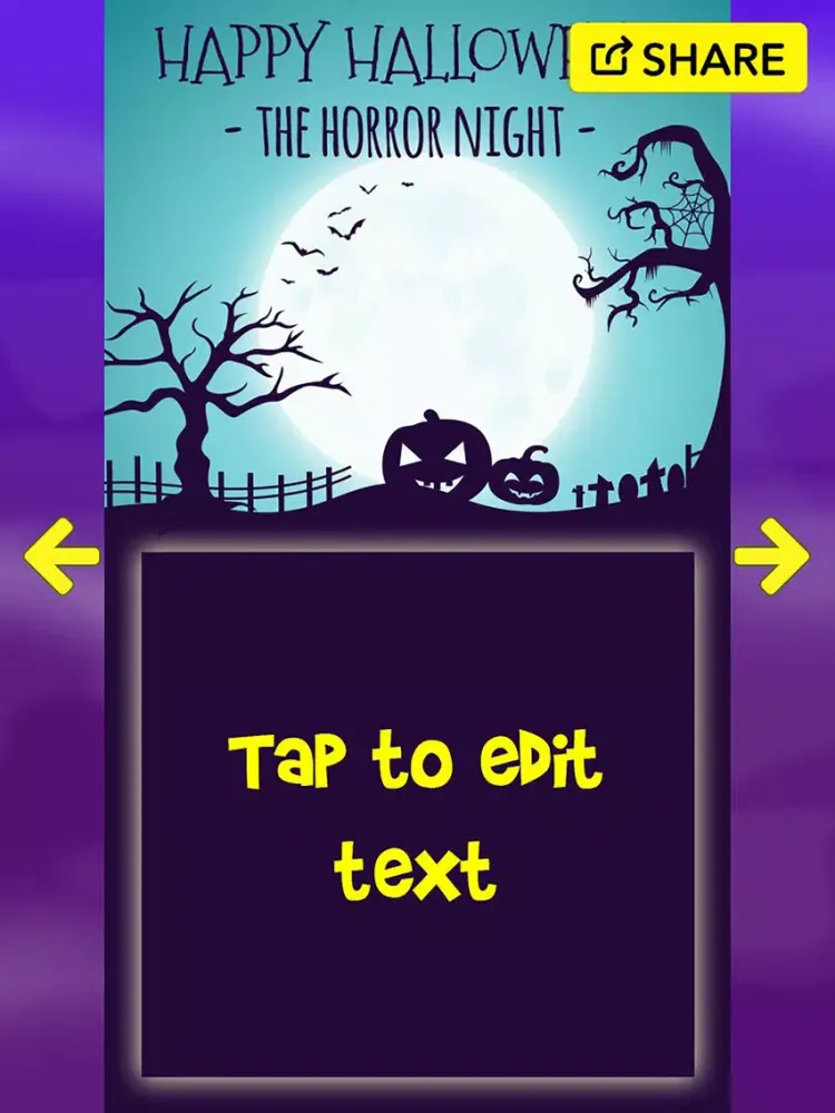 Halloween Greeting Cards – Best Invitation Maker iPad 應用截圖