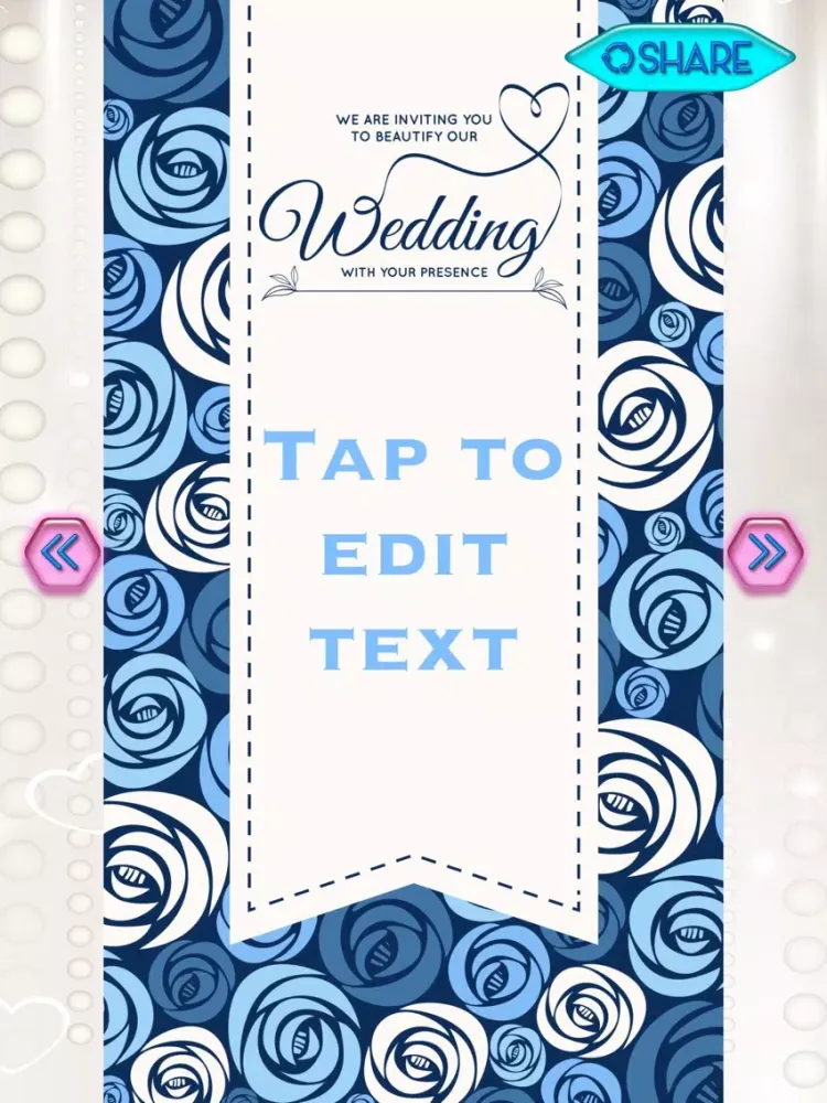 Wedding Invitation Maker – Create Beautiful e.Cards and Custom Invitations for Wedding Party iPad  Ekran Görüntüleri