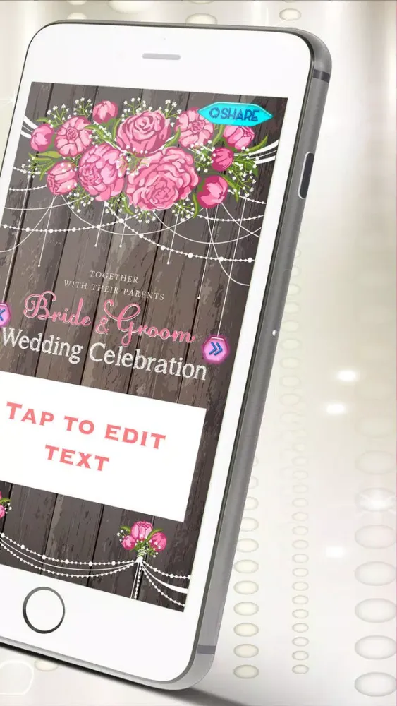 Wedding Invitation Maker – Create Beautiful e.Cards and Custom Invitations for Wedding Party Ekran Görüntüleri