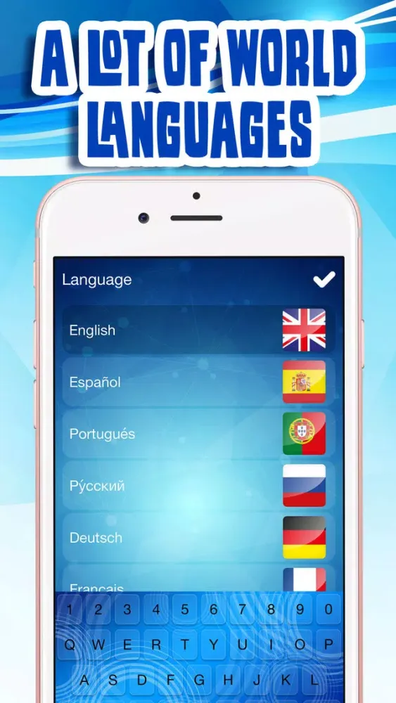 Blue Keyboard Maker! – Neon Keyboard Themes and Cute Color Backgrounds, Fancy Fonts & Emoji Screenshots