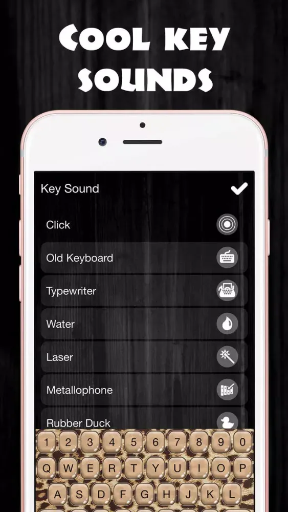Tangkapan layar Cheetah Keyboard Design.er – Fashion Keyboards with Animal Print Themes