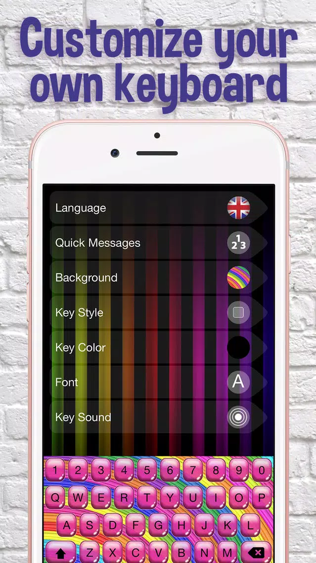 Color Keyboard Maker – Custom Keyboards Themes & Colorful Skins with New Emoji and Fancy Fonts スクリーンショット