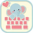 Cute Keyboard for Girls - Pink backgrounds & fonts