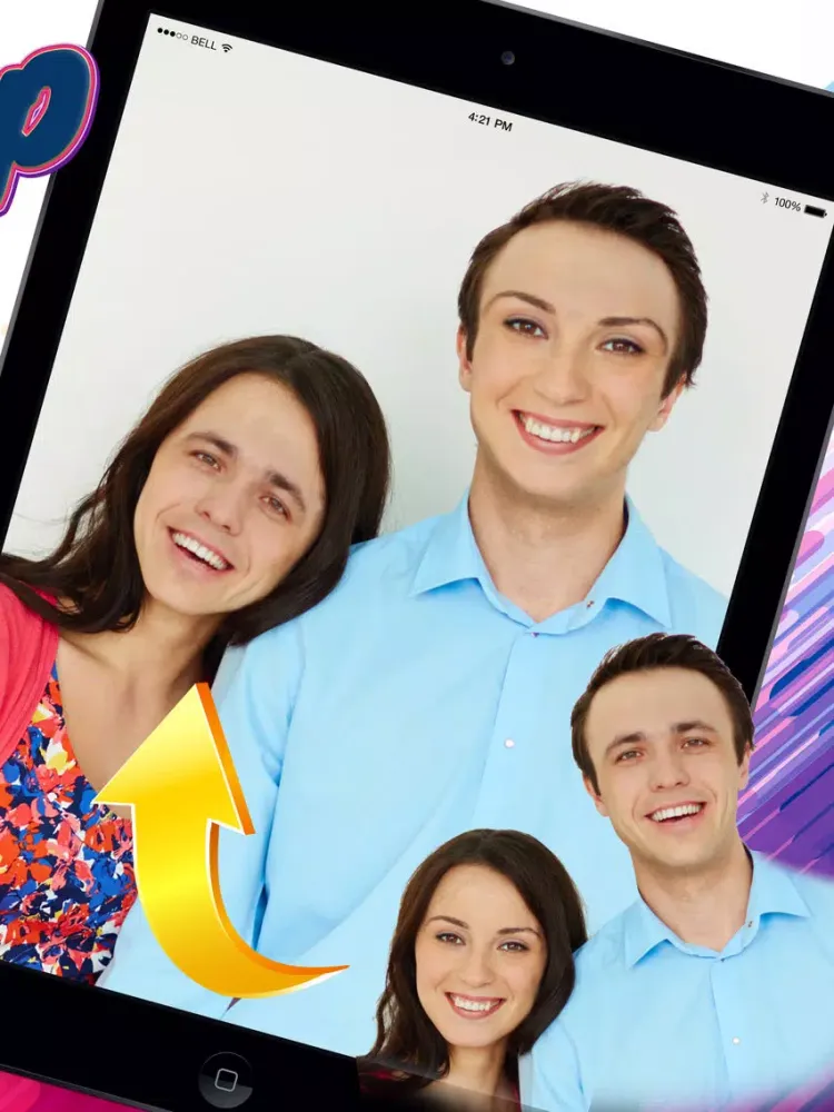 Face Swap Free Photo Studio Editor – Replace Faces and Add Text & Draw on Pictures iPad Screenshots