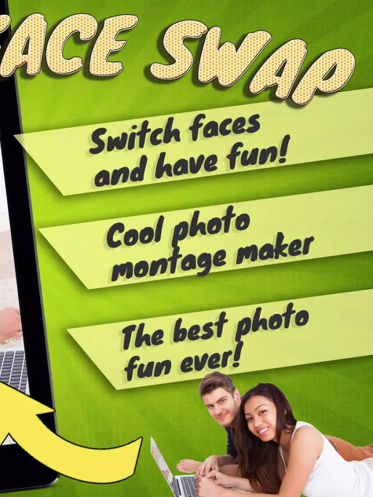 Face Swap Mania! - Change Your Face With Cool Photo Editor and Funny Montage Maker iPad Screenshots