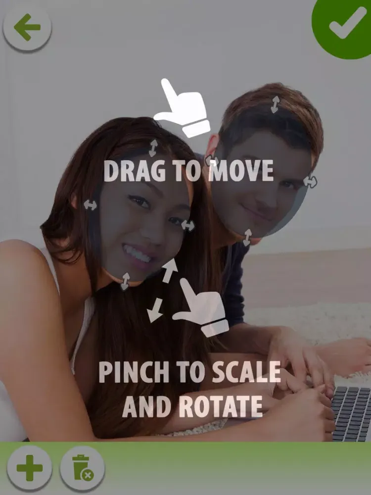 Face Swap Mania! - Change Your Face With Cool Photo Editor and Funny Montage Maker iPad Screenshots