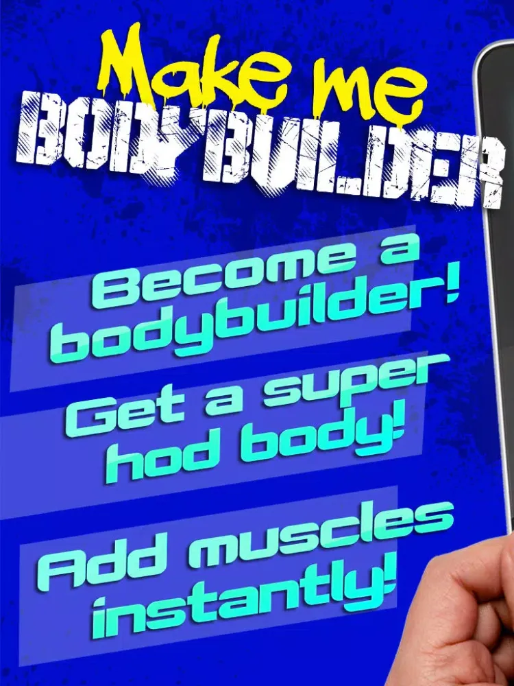 Make me BodyBuilder! - Get Handsome Body with Six Pack and Biceps Camera Photo Stickers Free iPad  Screenshots