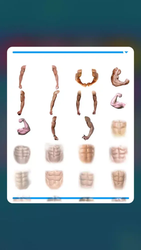 Make me BodyBuilder! - Get Handsome Body with Six Pack and Biceps Camera Photo Stickers Free Screenshots