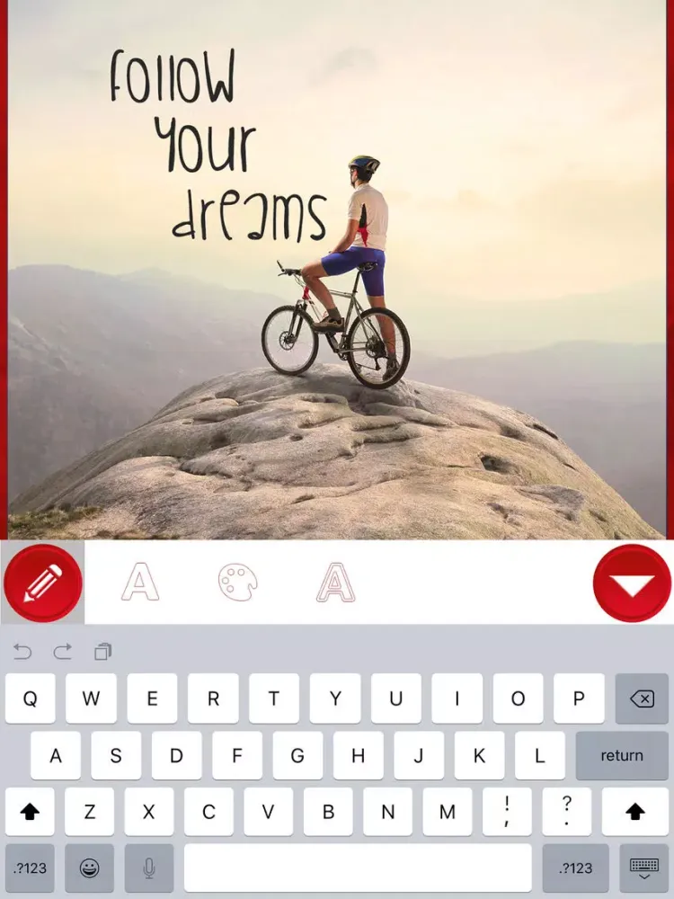 Captures d'écran de Text on Photo – Best Meme Generator to Write on Photos and Cool Photo Studio Editor Free iPad 