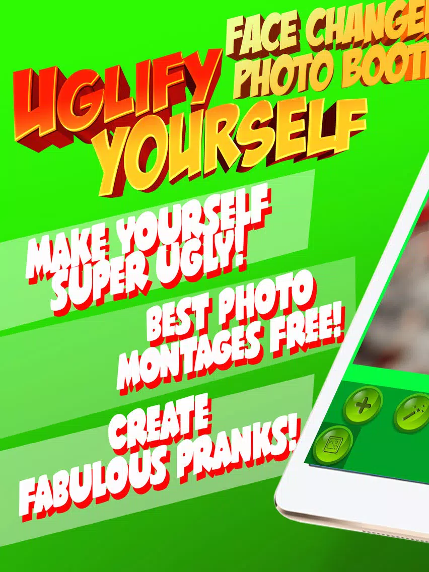 Uglify Yourself - Ugly Face Changer Photo Booth iPad  Screenshots