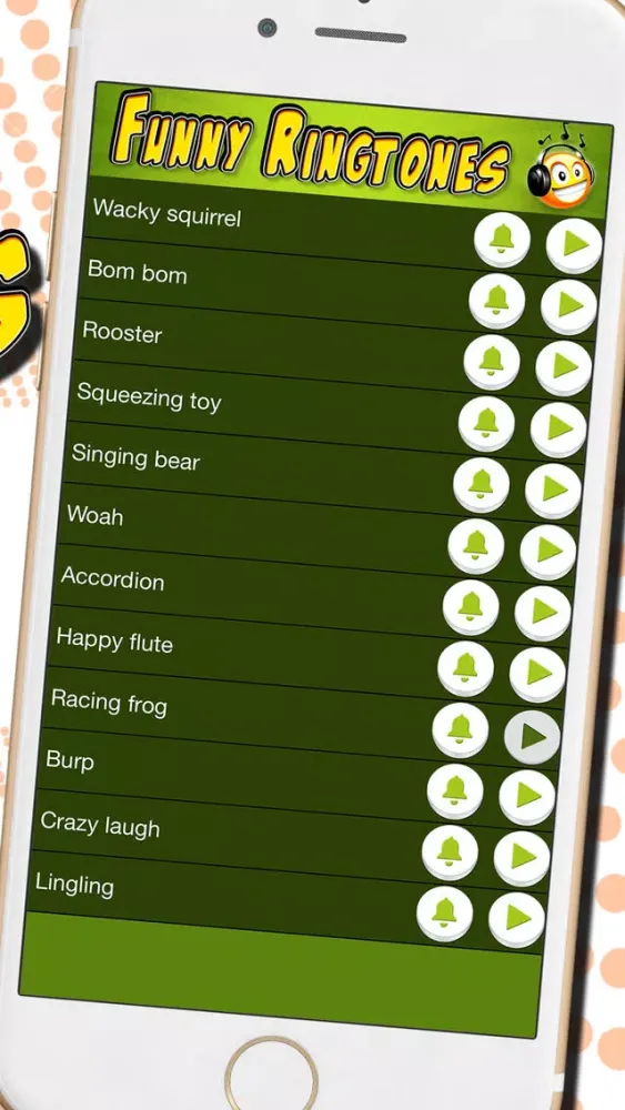 Capturas de tela do Funny Ringtones - Cool Comedy Sounds & Alarm Tones