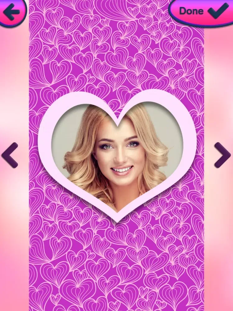 Captures d'écran de Cute Pink Photo Frames for Girls – Picture Editor iPad 