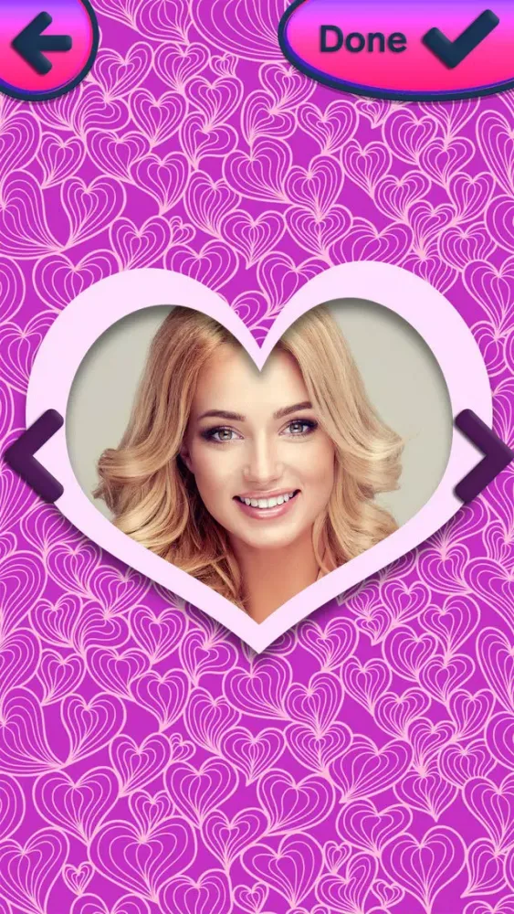 Captures d'écran de Cute Pink Photo Frames for Girls – Picture Editor