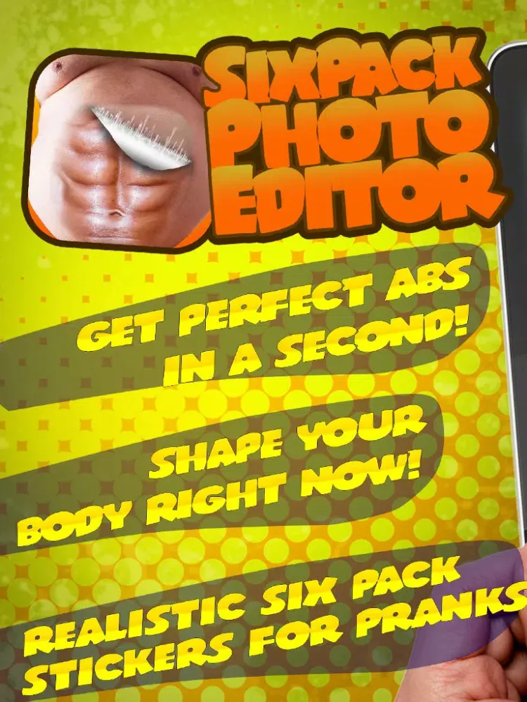 Ảnh chụp màn hình của Six Pack Photo Editor – Get Gym Body and Add Perfect Abs to Your Belly with Cool Camera Stickers iPad 