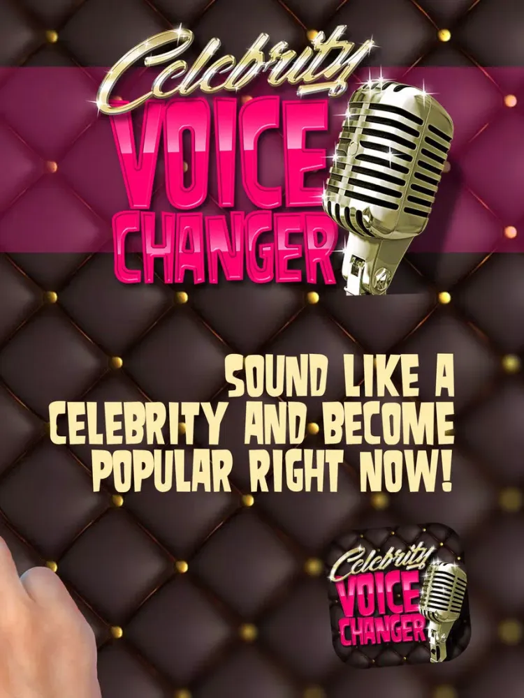 Celebrity Voice Changer – Funny Sound Modifier iPad  Screenshots