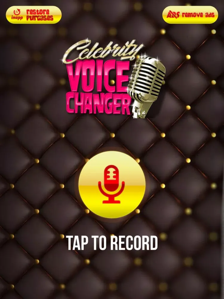 Celebrity Voice Changer – Funny Sound Modifier iPad  Screenshots