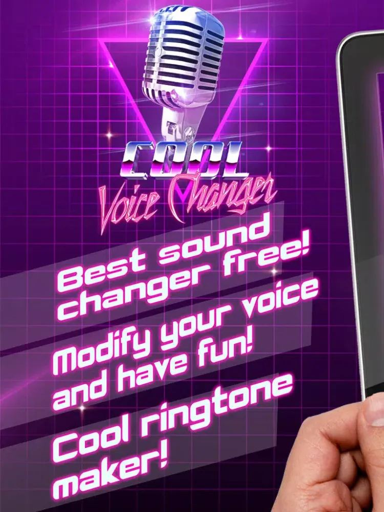 ภาพหน้าจอของ Cool Voice Changer Ringtone Maker - Best Sound Modifier and Audio Recorder with Effects iPad 