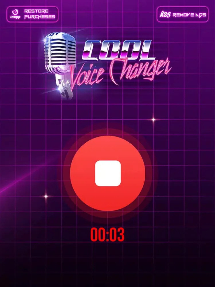 ภาพหน้าจอของ Cool Voice Changer Ringtone Maker - Best Sound Modifier and Audio Recorder with Effects iPad 