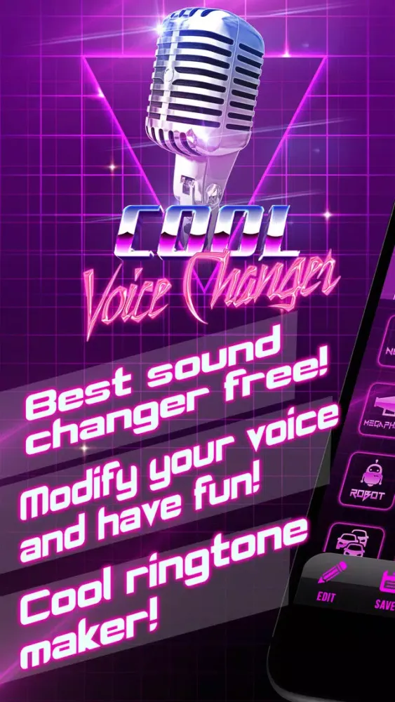 ภาพหน้าจอของ Cool Voice Changer Ringtone Maker - Best Sound Modifier and Audio Recorder with Effects