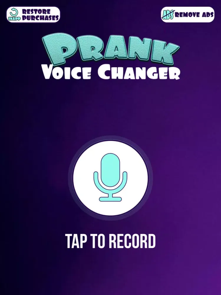 Capturas de pantalla de Prank Voice Modifier Free – Funny Sound Changer and Audio Record.er with Cool Effects iPad 