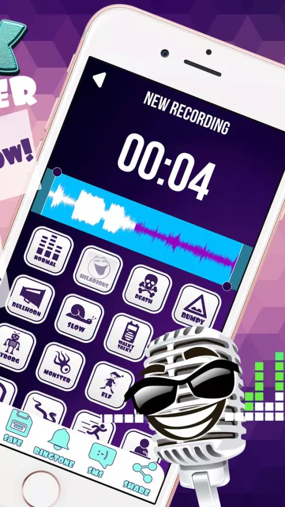 Capturas de pantalla de Prank Voice Modifier Free – Funny Sound Changer and Audio Record.er with Cool Effects