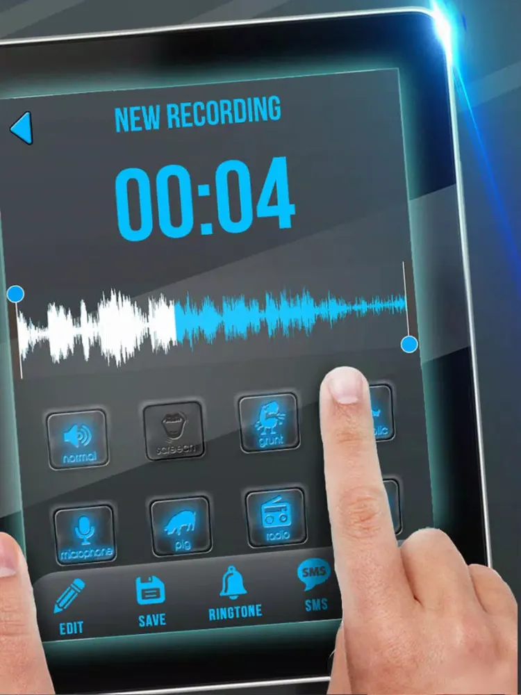 Special Sound Effects Voice Change.r - Cool Ringtone Maker and Audio Recorder with Speech Modifier iPad  স্ক্রিনশট