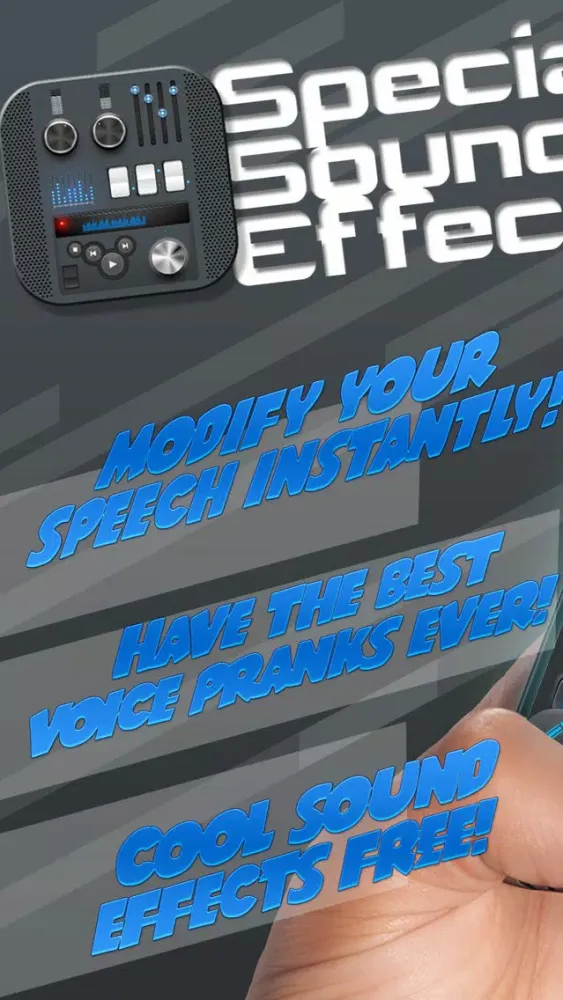 Special Sound Effects Voice Change.r - Cool Ringtone Maker and Audio Recorder with Speech Modifier স্ক্রিনশট