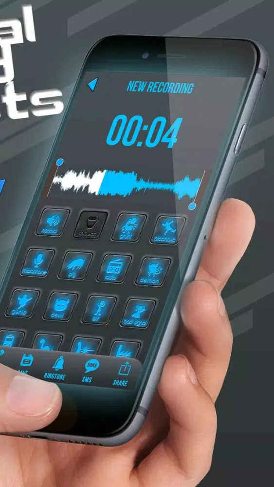 Special Sound Effects Voice Change.r - Cool Ringtone Maker and Audio Recorder with Speech Modifier স্ক্রিনশট