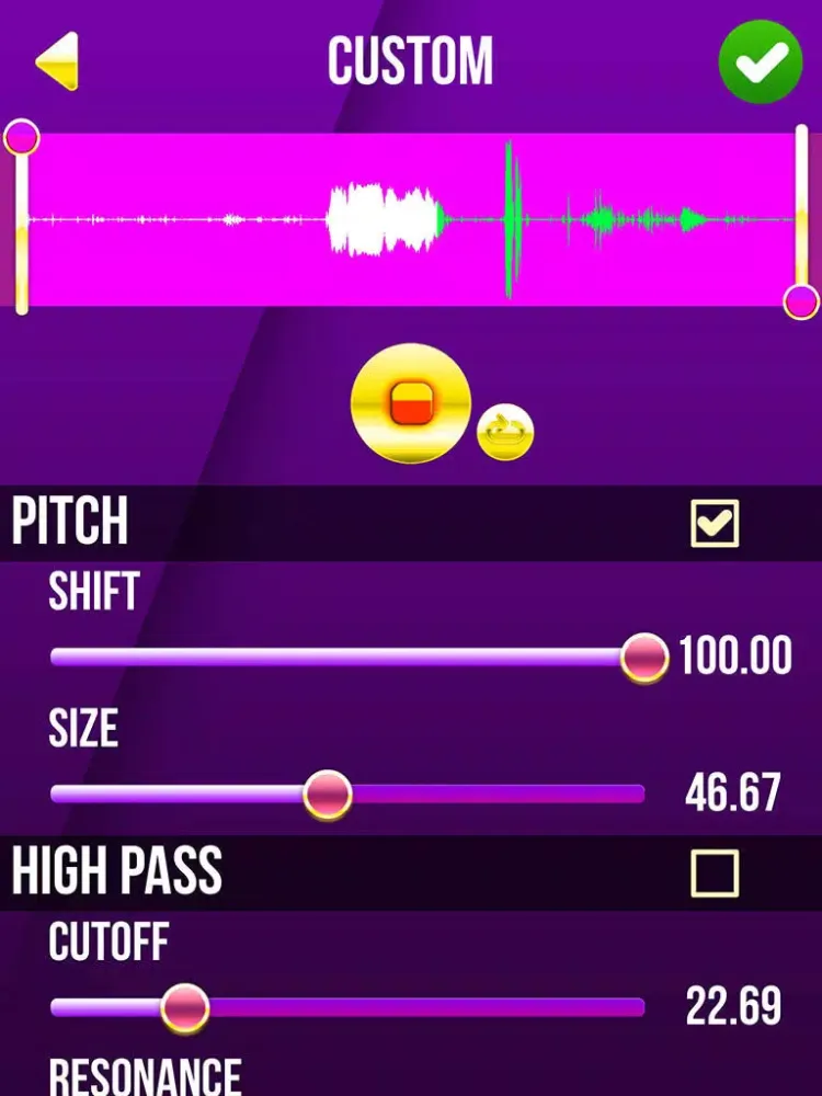 Voice Changer Deluxe - Cool Speech Recorder with High Quality Sound Effects & Ringtone Maker iPad  سکرین شاٹس