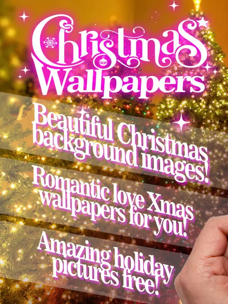 ภาพหน้าจอของ Christmas Wallpaper and Beautiful Xmas Decorations iPad 