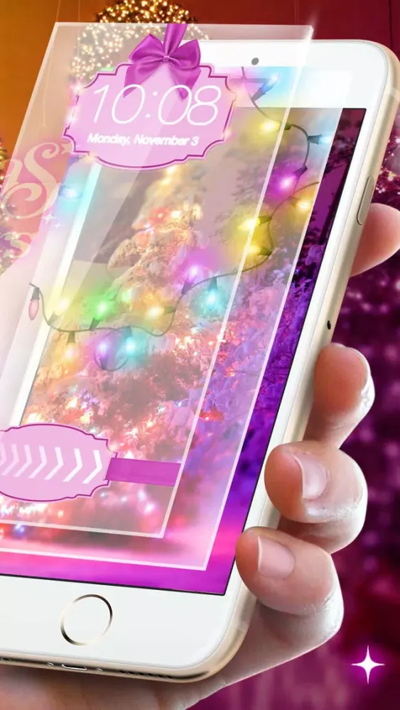 ภาพหน้าจอของ Christmas Wallpaper and Beautiful Xmas Decorations