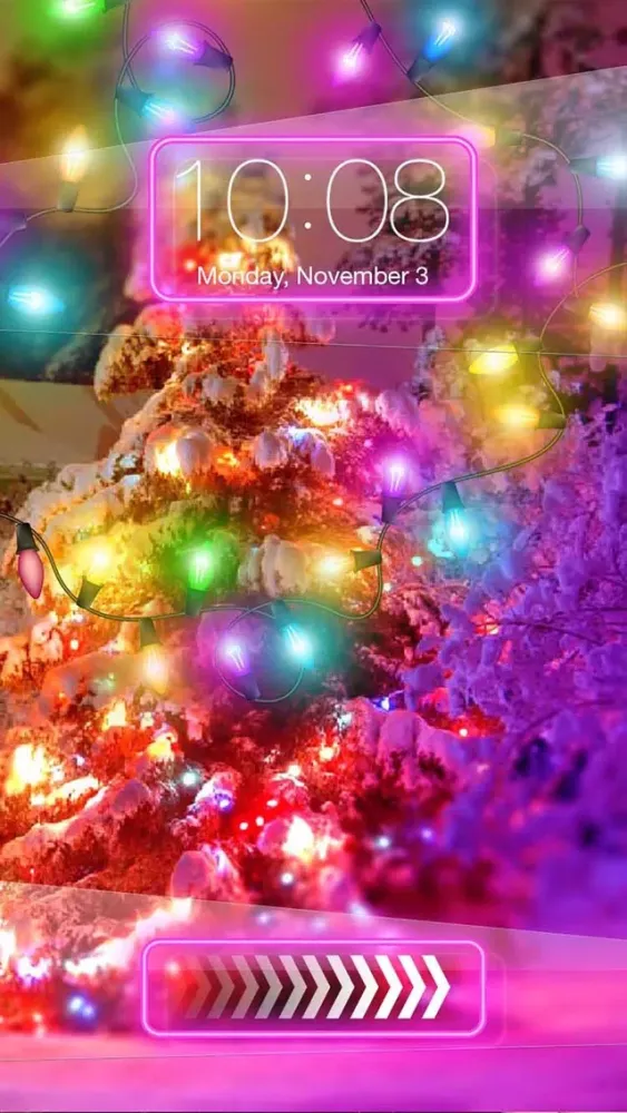 ภาพหน้าจอของ Christmas Wallpaper and Beautiful Xmas Decorations