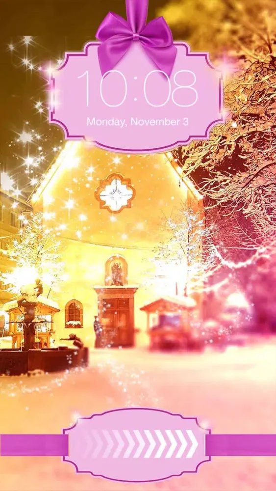 ภาพหน้าจอของ Christmas Wallpaper and Beautiful Xmas Decorations