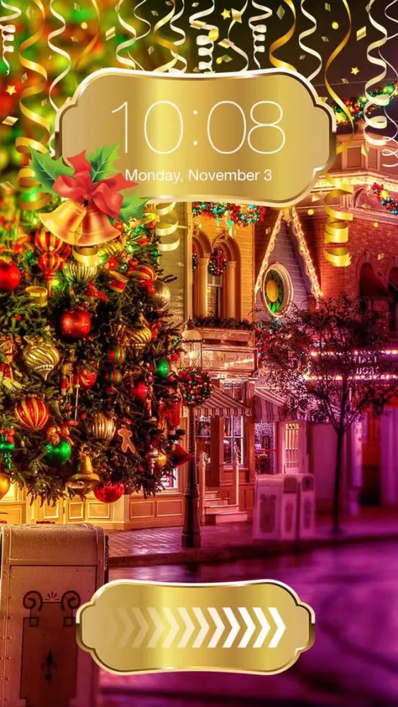 ภาพหน้าจอของ Christmas Wallpaper and Beautiful Xmas Decorations