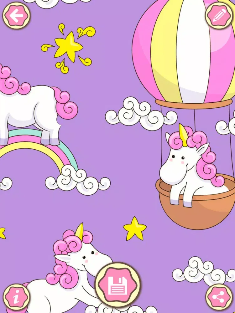 Unicorn Wallpaper Maker – Custom Fantasy Backgrounds and Magic Lock Screen Themes HD Free iPad  Ekran Görüntüleri