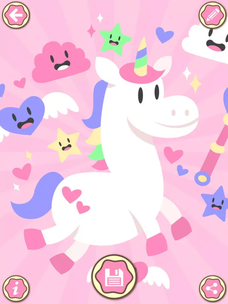 Unicorn Wallpaper Maker – Custom Fantasy Backgrounds and Magic Lock Screen Themes HD Free iPad  Ekran Görüntüleri