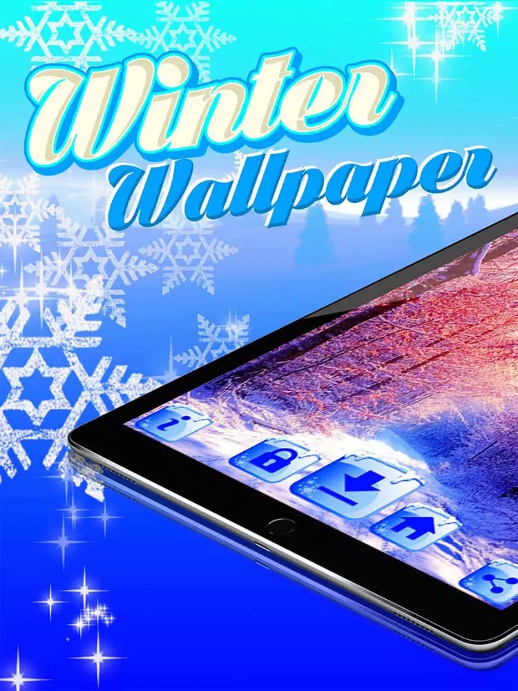 Winter Wallpapers – Lovely Snowfall Backgrounds iPad  Screenshots