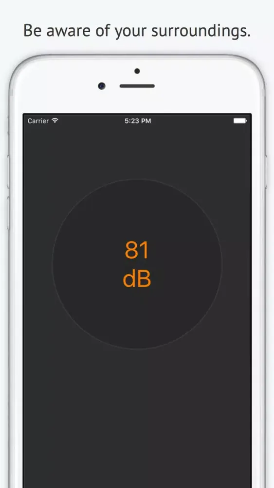 Screenshot di Decibels for iOS
