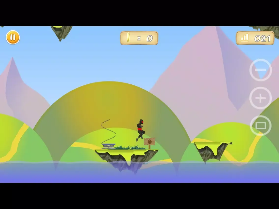 Tangkapan skrin Ninja Rush & Jump, Jumping Game, Arcade Free Game iPad 
