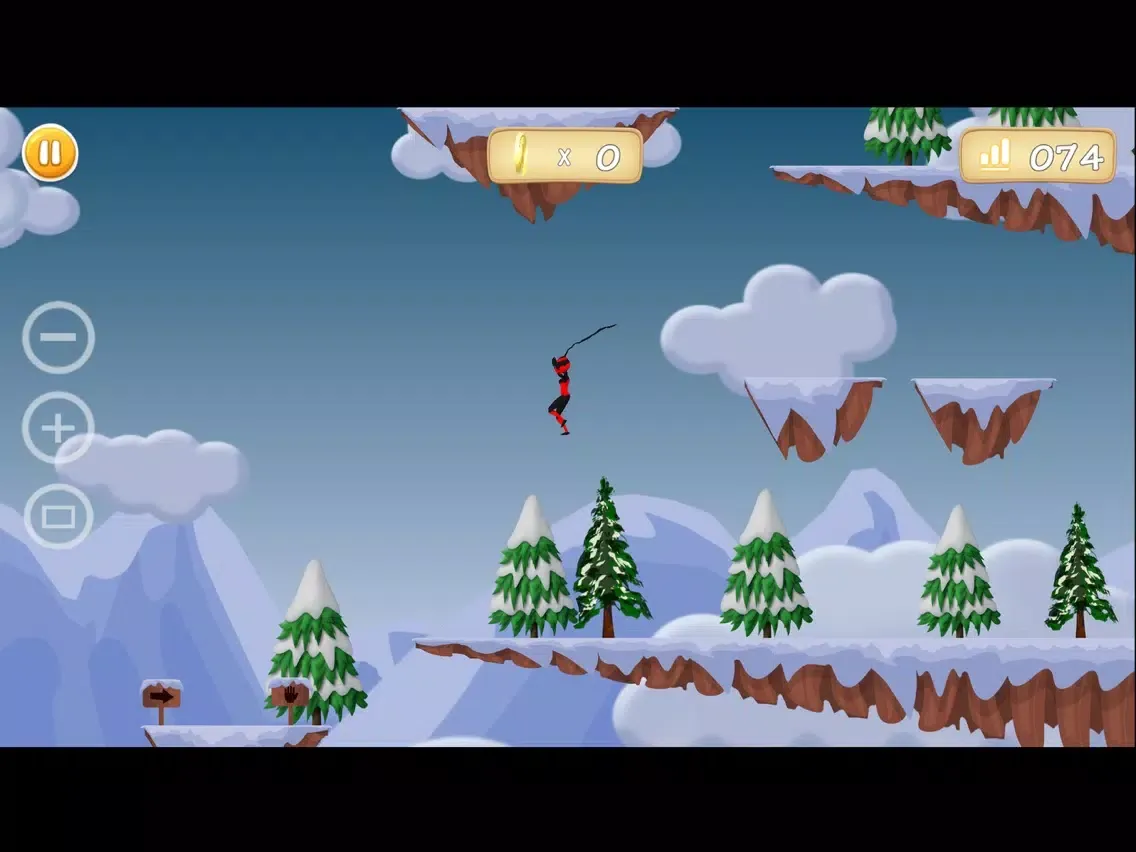 Tangkapan skrin Ninja Rush & Jump, Jumping Game, Arcade Free Game iPad 