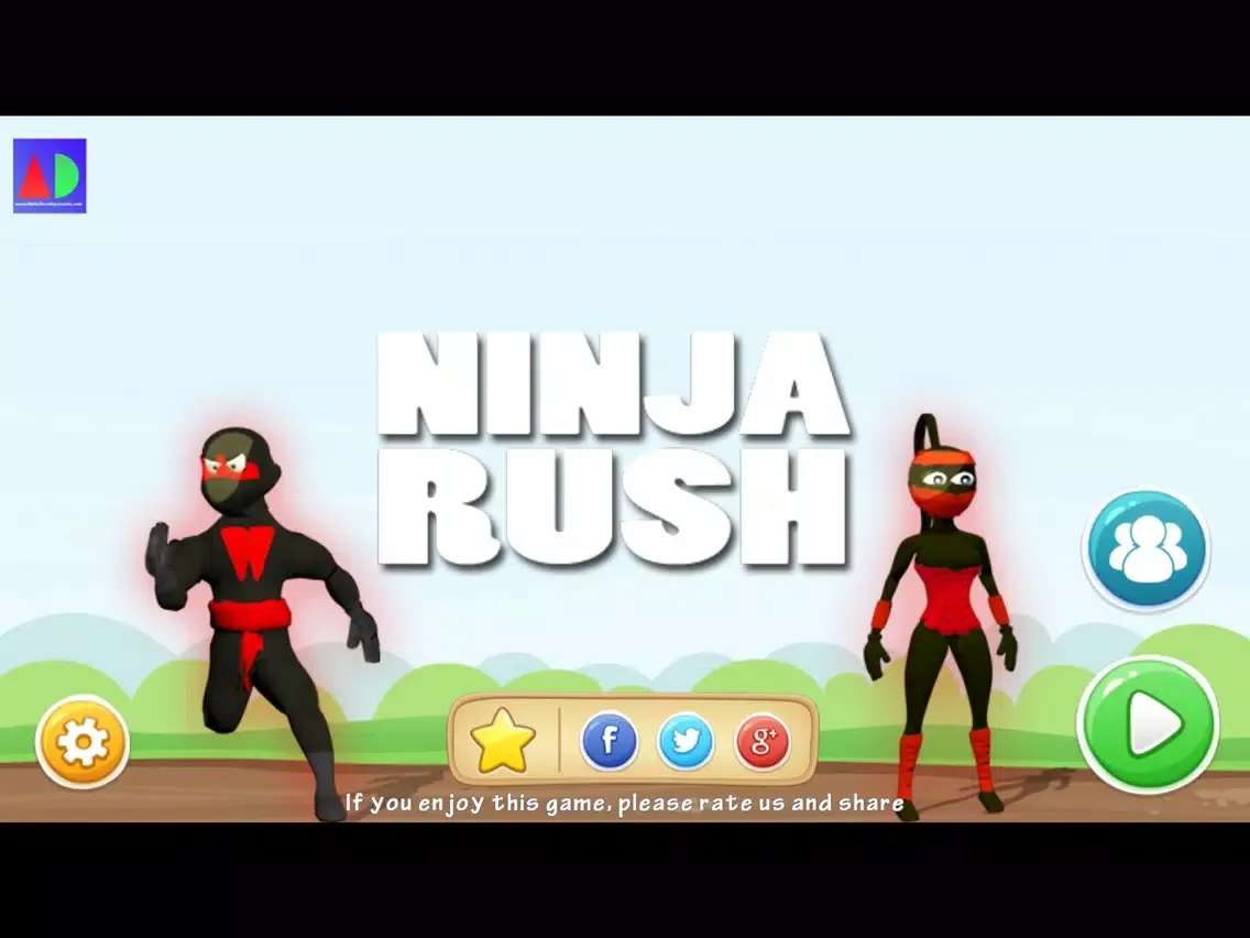 Tangkapan skrin Ninja Rush & Jump, Jumping Game, Arcade Free Game iPad 