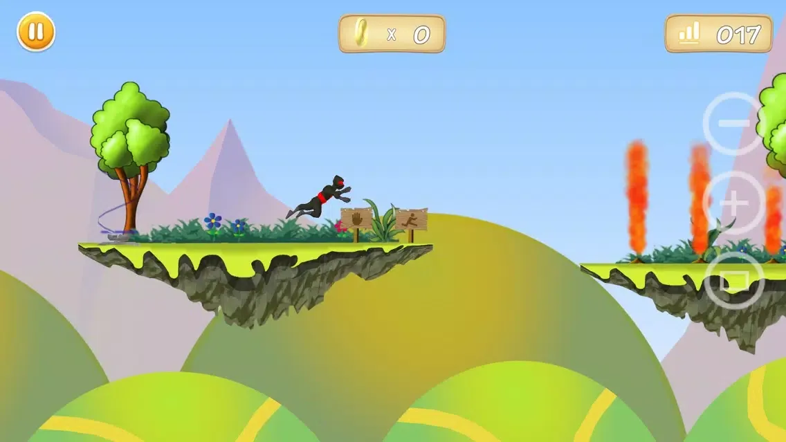 Tangkapan skrin Ninja Rush & Jump, Jumping Game, Arcade Free Game