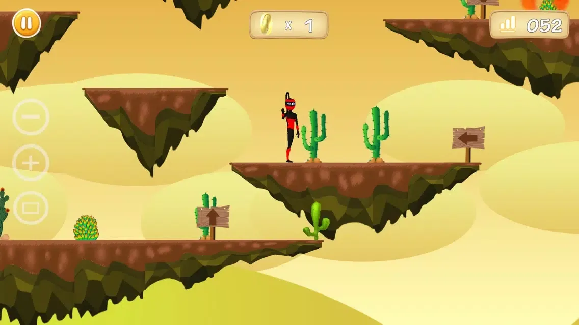 Tangkapan skrin Ninja Rush & Jump, Jumping Game, Arcade Free Game