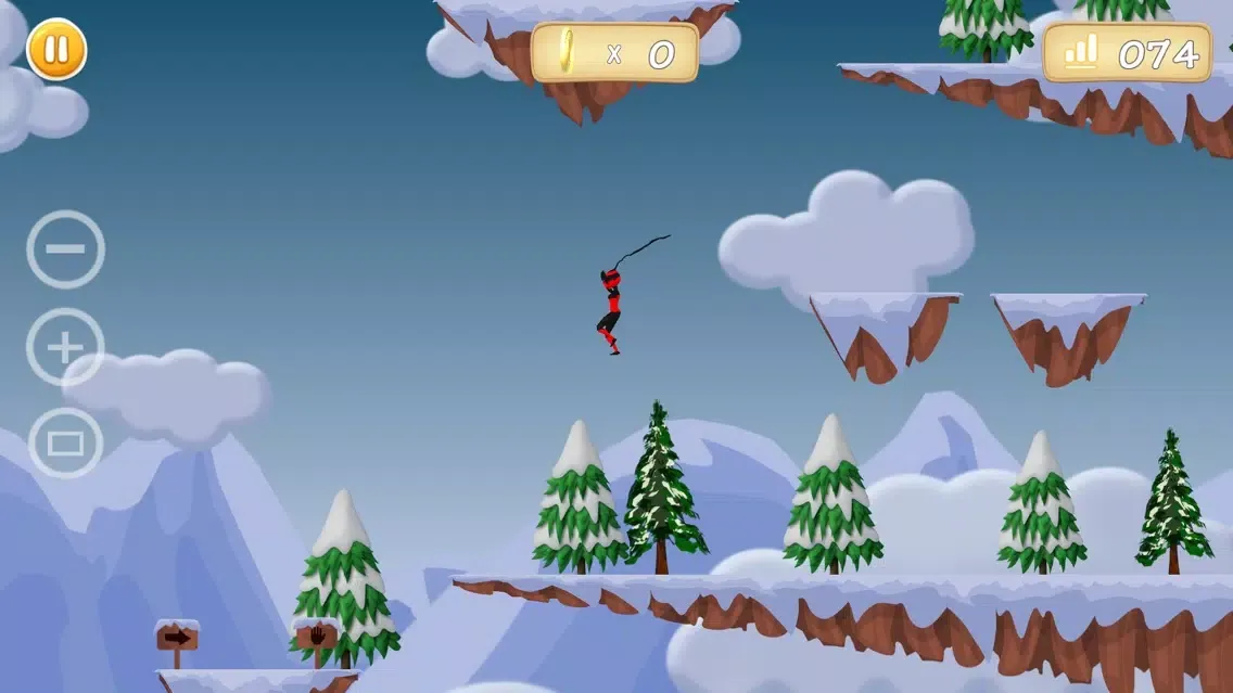 Tangkapan skrin Ninja Rush & Jump, Jumping Game, Arcade Free Game