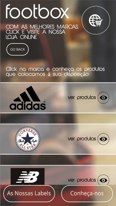 Footbox App Screenshots