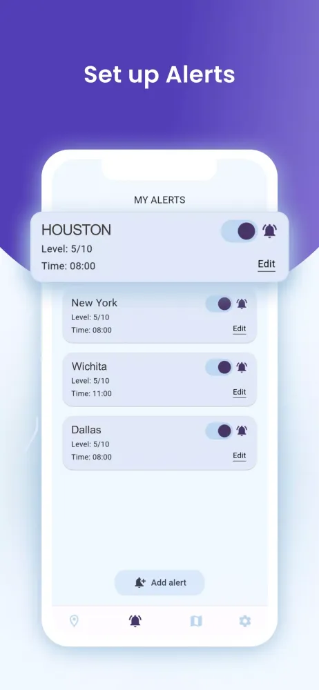 Pollen Count & Alerts Screenshots