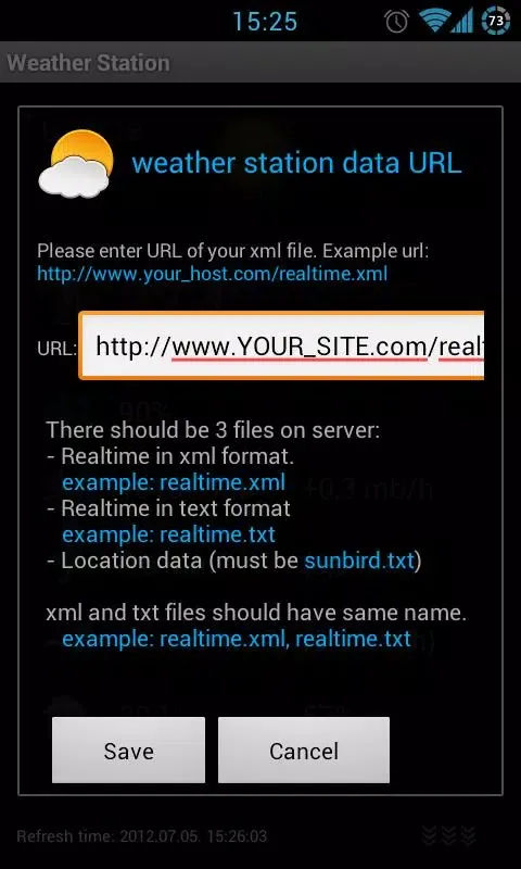 Weather Station应用截图