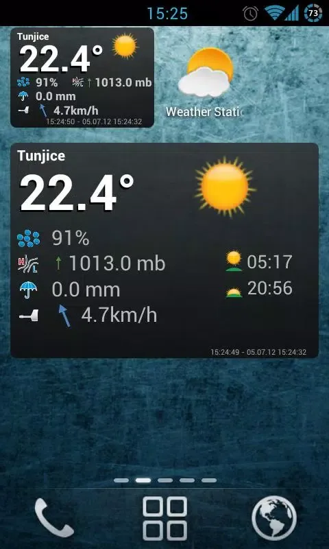 Weather Station应用截图