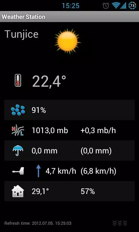 Weather Station应用截图