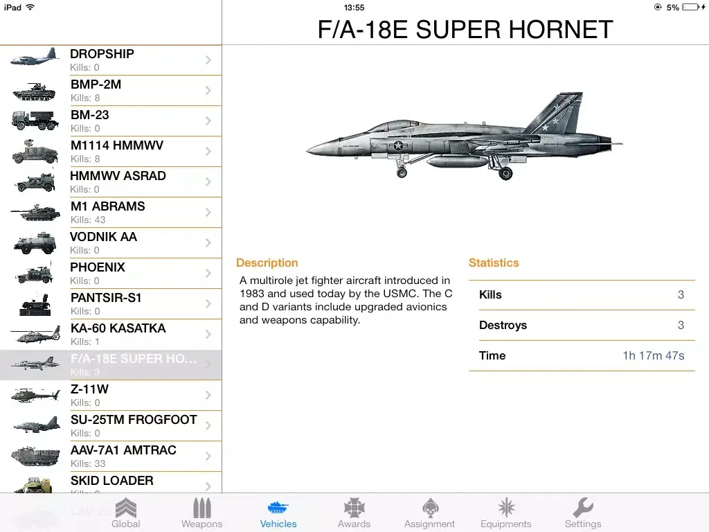 Tangkapan layar my Soldier for Battlefield 3 iPad 